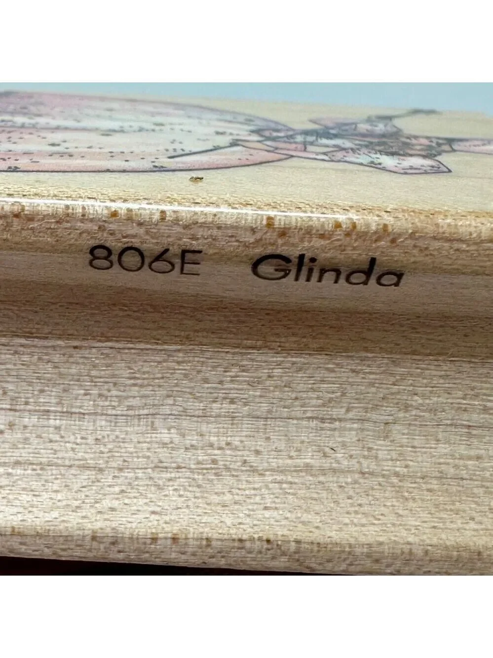 Glinda Wizard Of Oz Rubber Stamp Wood Mount 806E All Night Media Turner